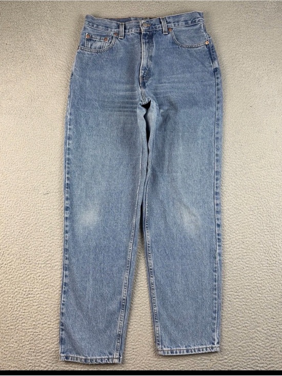 Levi's Denim - Levi's High-Rise Light Blue Straight Jeans vintage 90s. Size 12